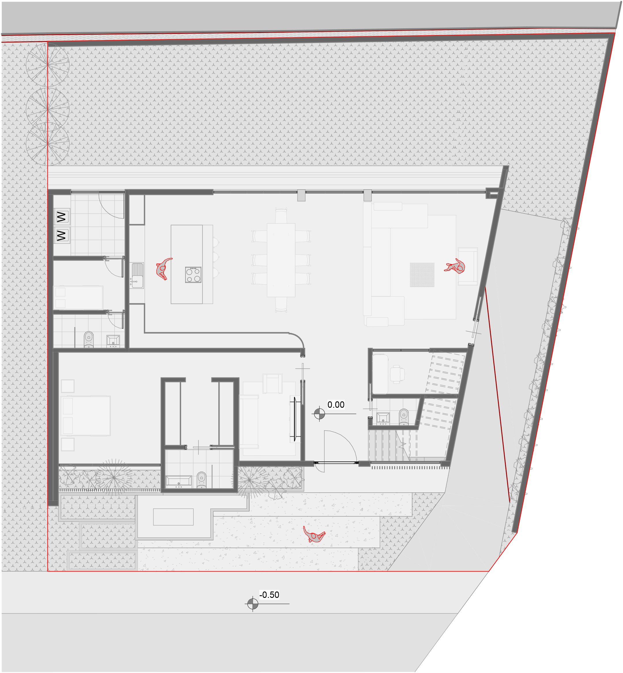 CASA GH17A — Floor plan — First level
