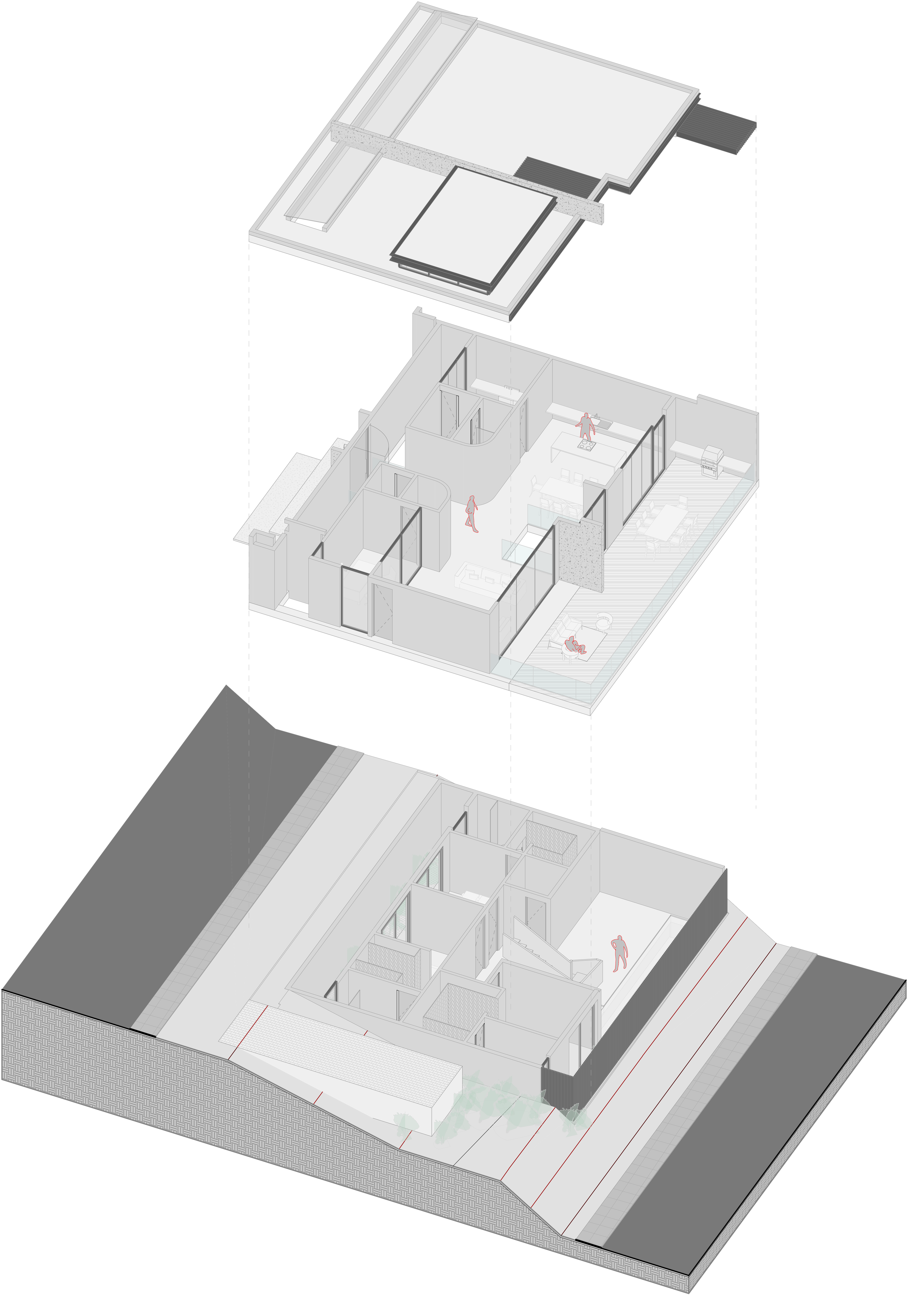 CASA ALTA RESERVA 13 isometric view