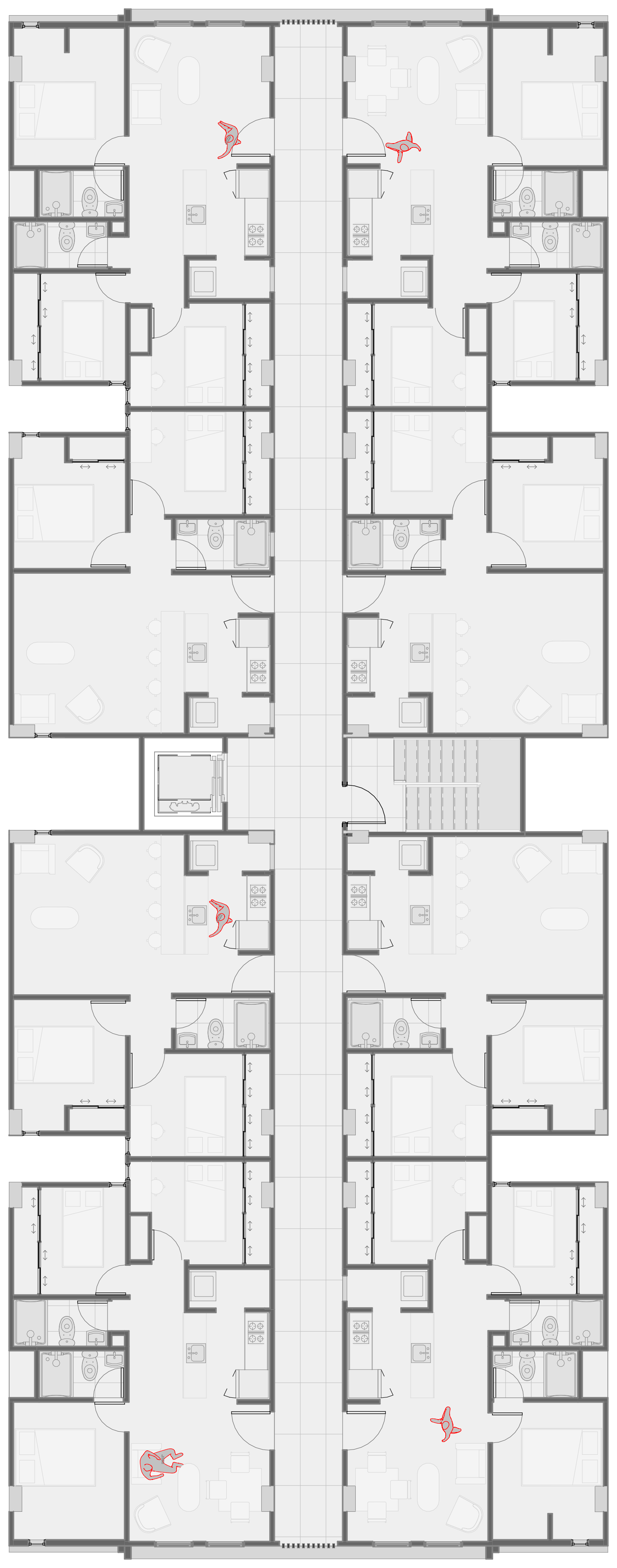 RIO ALTO VIS — Typical floor plan