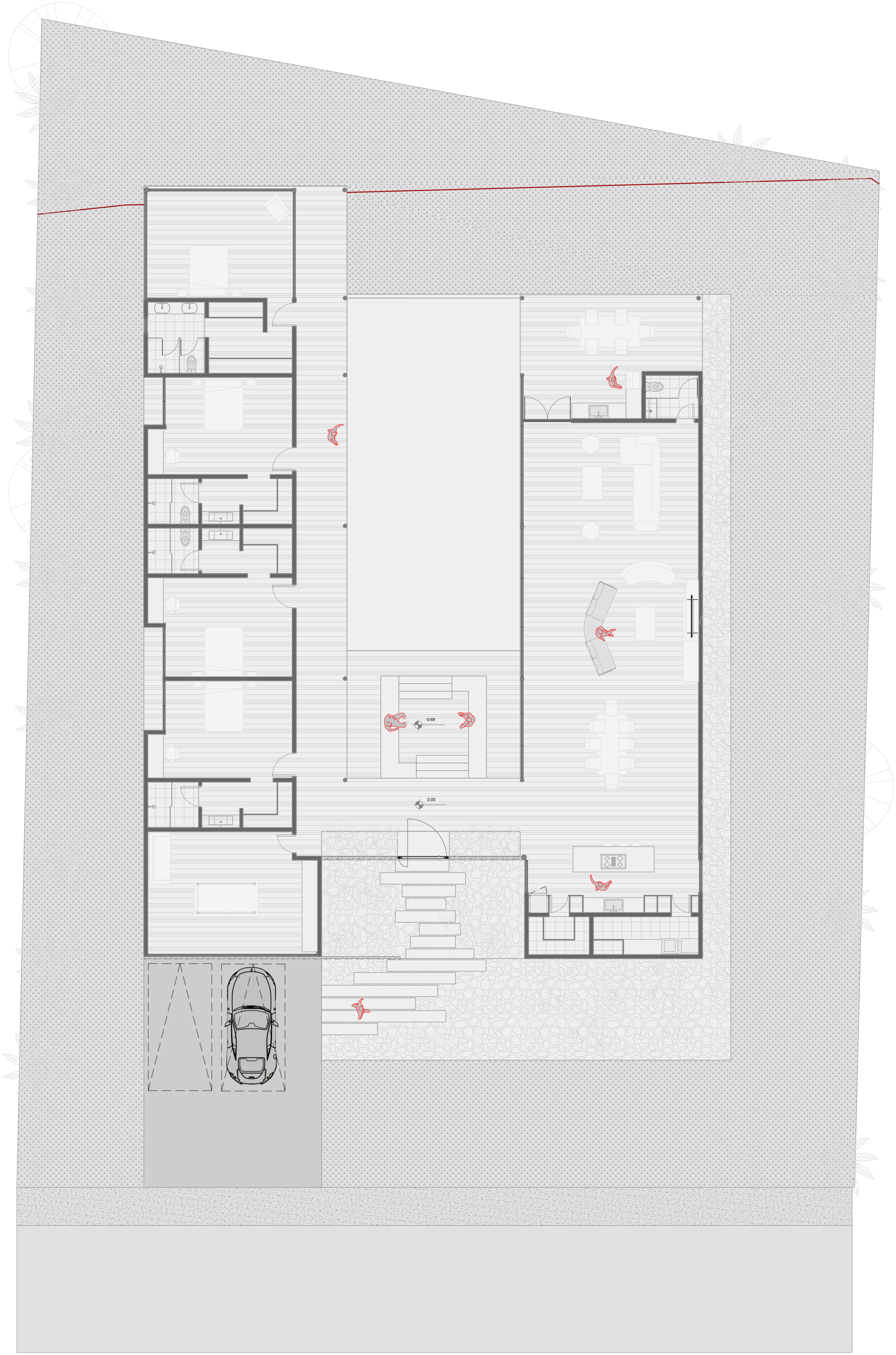 CASA PLAYA BARÚ — Floor plan